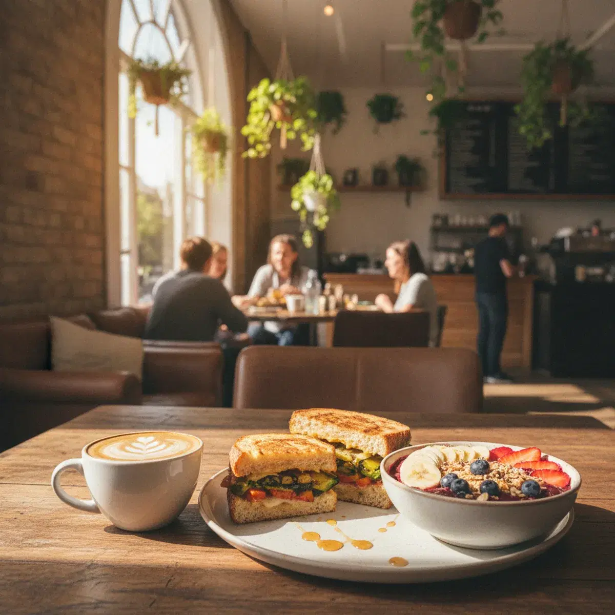 Dough Coffee House and Kitchen Opens in the Former HSBC on Whitley Road