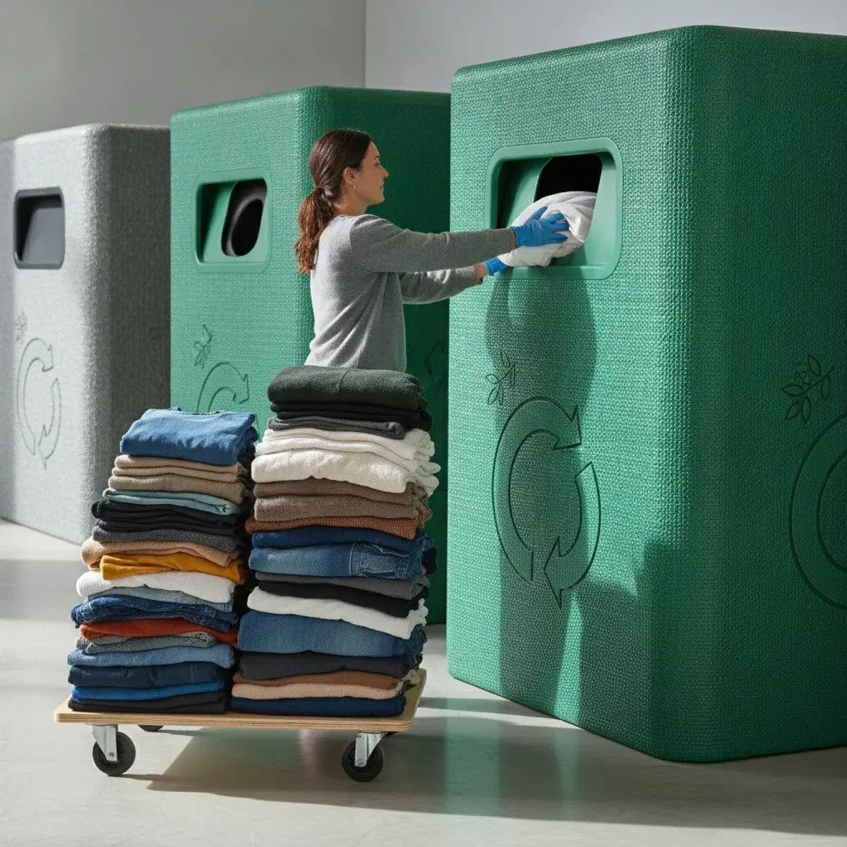New Textile Recycling Banks Introduced at North Tyneside's Household Waste Recycling Centre