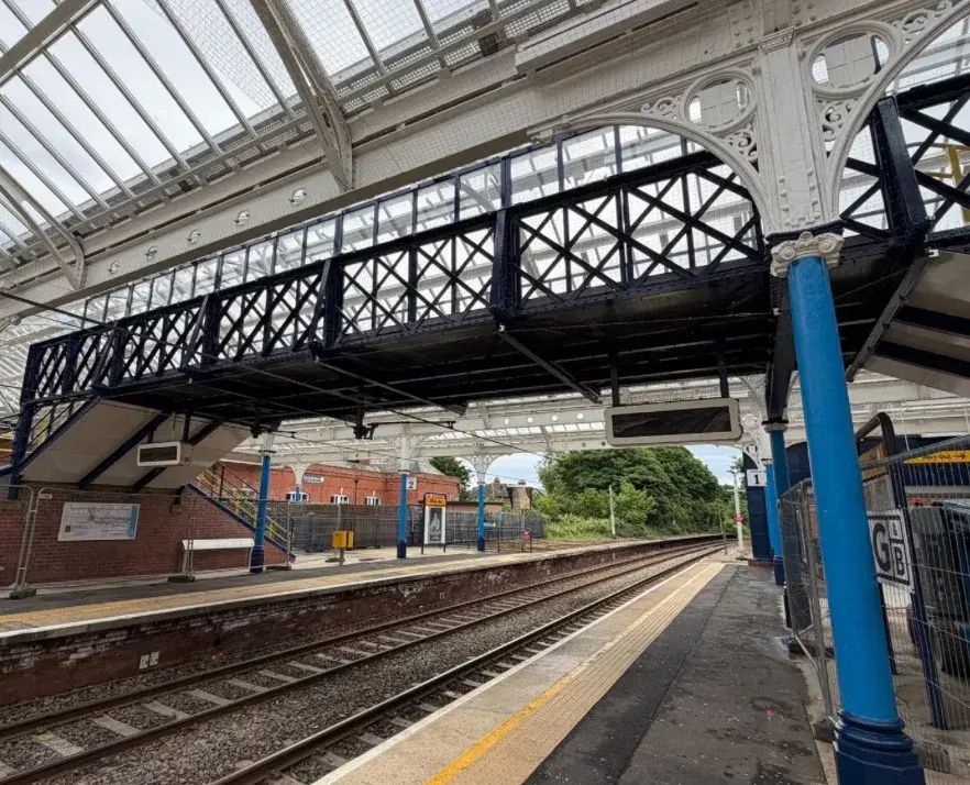 Whitley Bay Metro Footbridge Reopens After Multi-Million Restoration