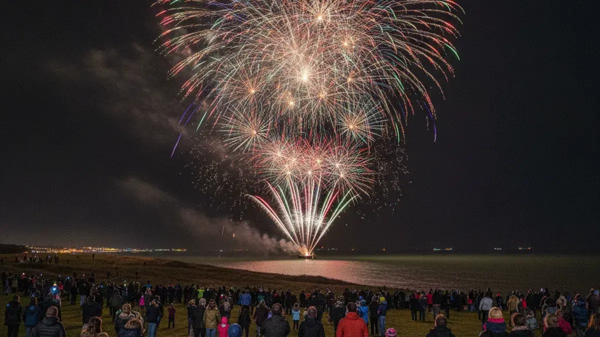 Bonfire Night in Whitley Bay